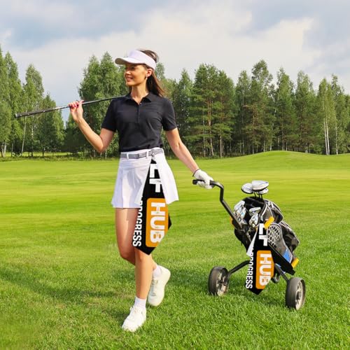 Golfhub Stroke Game in Progress Golf Towel with Clip - Funny Golf Accessories Gifts for Men Women Golfer Grandpa Mom Dad, Birthday Retirement Gifts for GolfFans Golfs Lover, 16x24 Inch - color: Golf Stroke Game