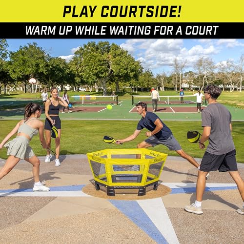 GoSports Pickle 360 Game Set – Pickleball Without a Court – Outdoor Lawn, Beach, and Backyard Paddle Ball Game - style: PRO