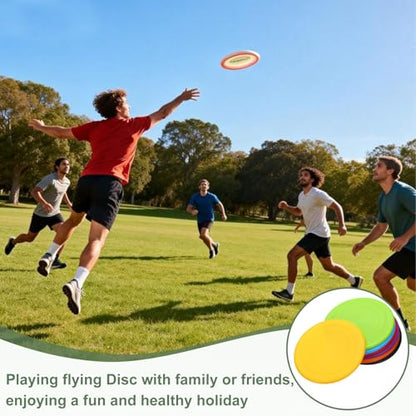 Soft Flying Disc, Sports Flying Discs Outdoor Flying Disc Training Playing-Fitting for(Beach/Backyard/Lawn/Park) - color: Blue/Red/Black