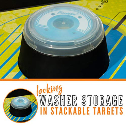Franklin Sports Washer Set - (2) 12" x 12" Folding Targets - Portable Fun - Perfect for Beach, Tailgating, Parties - Replacement Bottle Cap Washers - style: Stackable