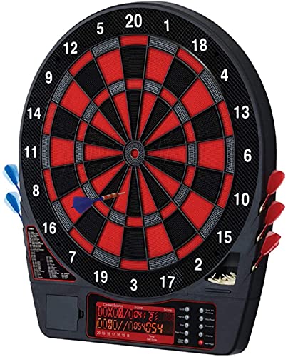 Electronic Dart Board, Electronic Dartboard, 19” Digital Soft Tip Dart Boards with 50 Games and 704 Variants & LED Displays Scoreboard, Easy to Use Button Interface, for Children and Adults