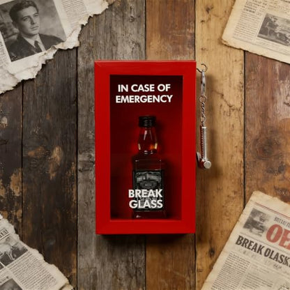 Funny Gift Emergency Box w/Hammer(Medium), Break in Case of Emergency Box, Personalized Prank Gag Gift for Birthday Holiday, Funny Desk Decor, White Elephant Gift for Friend Coworker Family - style: Medium Emergency Box
