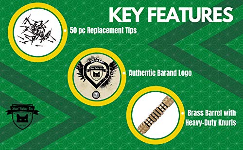 Professional Soft Tip Darts 12 PC Set | 12 Brass Barrels | 50 Extra Black 2BA Tips| 12 Aluminum Shafts | 16 Flights Standard Shape | Multi Tool | Carry Bottle - color: Gold Barrel-18g