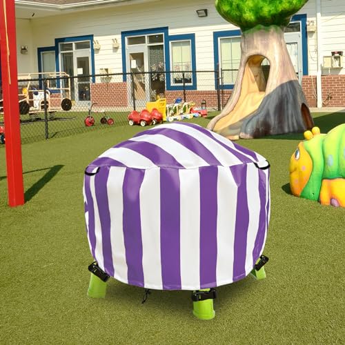 Water Table Cover Spiralin' Seas Waterpark Outdoor Sand Water Play Table Cover 34X34X18 inch-(Cover only)-Purple - color: Purple