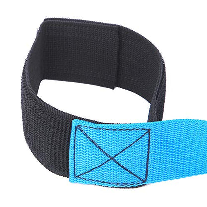 Cooperative Legged Race Band, Team Building Game for Outdoor Birthday Party, Adjustable Elastic Ankle Strap with Zippered Carry Bag for Children and Adults - style: A set of 3 people