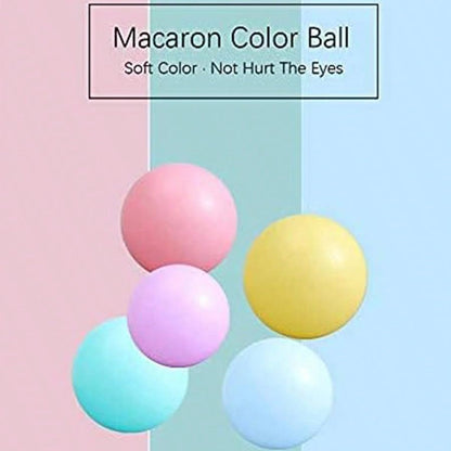 MoonxHome Ball Pit Balls for Toddlers, BPA Free Crush Proof Plastic Toy Balls for Ball Pit, Children's Pool Water Toys, Macaron Ocean Balls for Play Tent 2.15 Inch Pack of 100 200 500 800 1000 - color: A-white