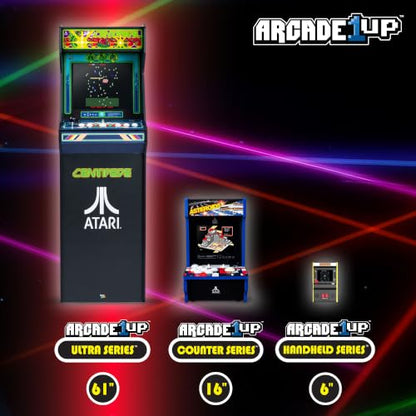 Arcade Classics - Atari Asteroids Counter Series Game Machine, 5 Games, 8" Liquid Crystal Screen - Mini Cabinet, Portable Gaming, Retro, Countertop Console, Basement Decoration, Man Cave - style: Asteroids Counter Series