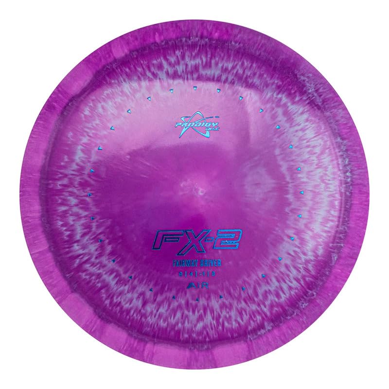 Prodigy Disc FX-2 AIR | Lightweight Disc Golf Fairway Driver | Overstable Flight in All Conditions | New Lightweight Plastic | Alternative to Firebird | Colors May Vary