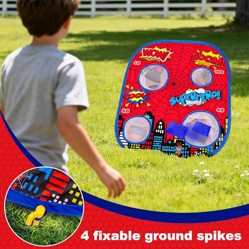 Bean Bag Toss Game Toy, 3-in-1 Corn Bag Toss Board Toy,Family Party Party Supplies for Kids,Gift for Boys Birthday or Christmas for Toddlers Ages 3-10 Year Old