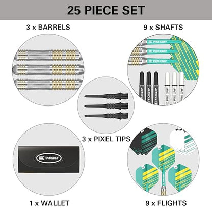 Target Darts Rob Cross 18G Brass Soft Tip Darts Set