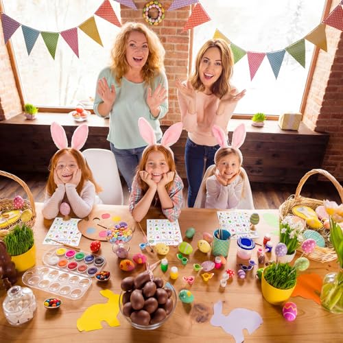 Hoolerry 30 Pcs Scavenger Hunt for Kids Road Trip Game Car Spring Summer Wedding Scavenger Hunt Cards Travel Activities Camping Games Outdoor Indoor Seek Activity for Kids Adults (Easter) - style: Easter