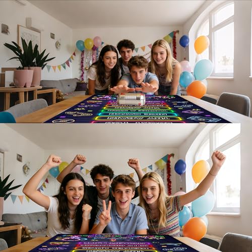 Birthday Party Games, Can Rolling Party Game for Kids Adults, Indoor Outdoor Group Activity, Game Controller Birthday Party Supplies Decorations, Funny Game for Birthday Retirement