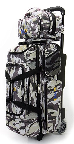 3 Ball Bowling Roller + 1 Ball Color Matching Add On Tote - color: White Camo