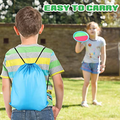 Toss and Catch Ball Game Toys for Kids Ages 4-8, Catch Paddle Toss-Upgraded Version Ball Sports Games for Boys Girls Christmas Birthday Gifts - color: Blue-4 Paddles