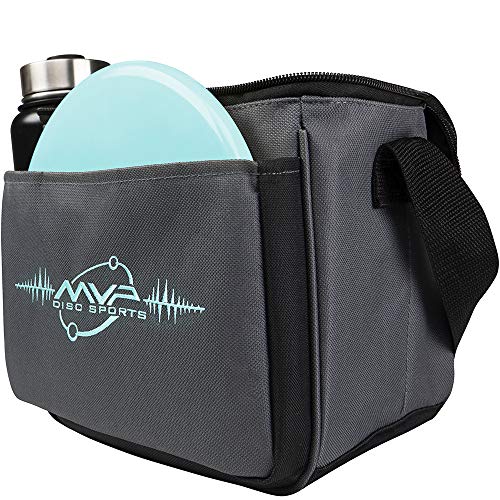 MVP Disc Sports Cell Disc Golf Starter Bag (Choose Your Favorite Color) - color: Gray/Aqua