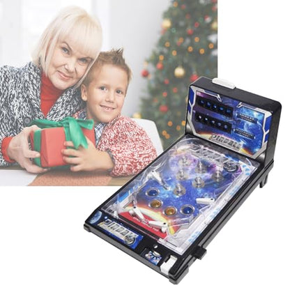 Electronic Table Pinball Machine, Portable Pinbafall Game Toys with Scoreboard, LED Light and Sound Effects, for 4 Year Olds Plus Great Christmas