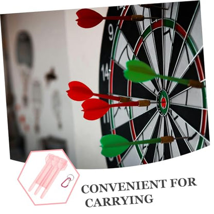 KESYOO Portable Darts Case Bag Hard Shell Dart Storage Box Lightweight Organizer - color: Pink