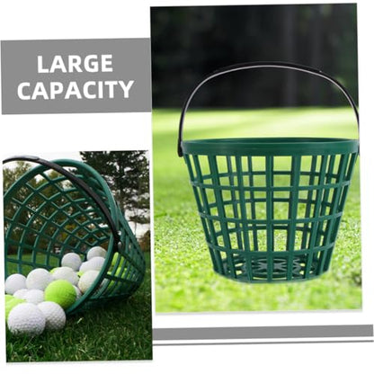 Luxshiny 2pcs Golf Ball Basket Large Capacity Storage Holder for Outdoor Plastic Containers for Balls Easy to Carry and Store - size: 20.00X20.00X15.00CM