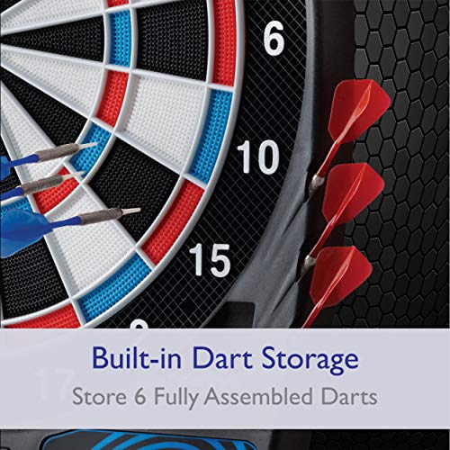Viper 787 Electronic Dartboard, Ultra Thin Spider for Increased Scoring Area, Free Floating Segments, Locking Segment Holes for Fewer Bounceouts, Automatic Scoring