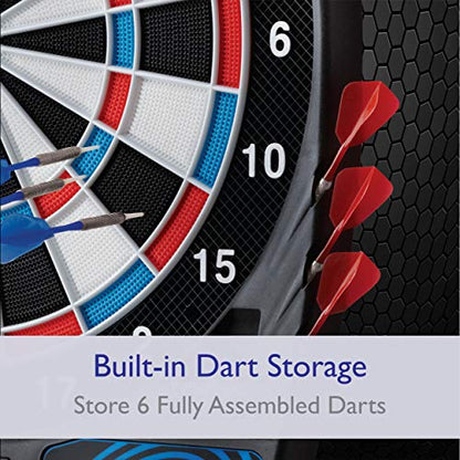 Viper 787 Electronic Dartboard, Ultra Thin Spider for Increased Scoring Area, Free Floating Segments, Locking Segment Holes for Fewer Bounceouts, Automatic Scoring