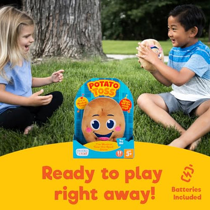 Chuckle & Roar Potato Toss Family Game - Multicolor, Pack of 1, Ages 3+ - Random-Timer Hot Potato Game - Group Party Fun for Kids - Ready-to-Play Cool Tech Toy