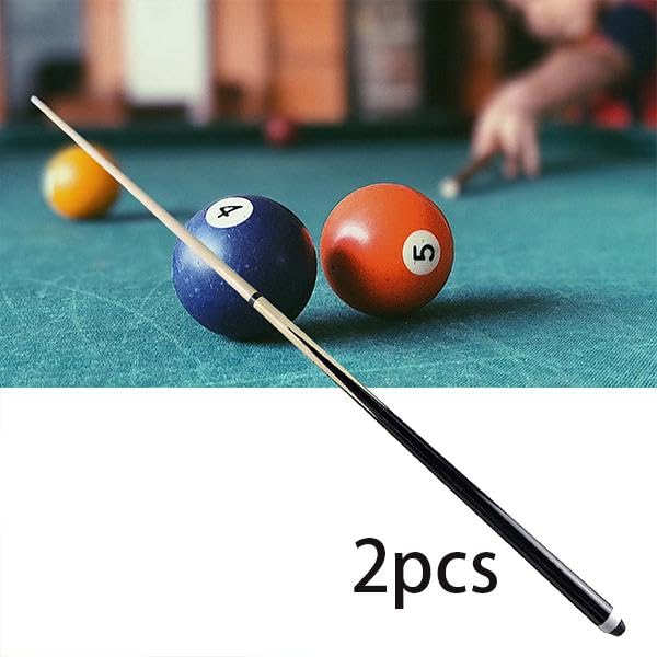 2X Small Pool Cue Billiard Rod Training Hard Pool Cue Stick Billiard Stick Adults