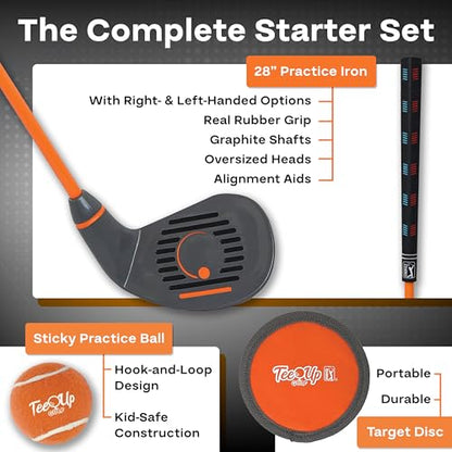PGA Tour Tee-Up 3-Piece Set - color: Left Handed Player Height 3'9" - 4'7"