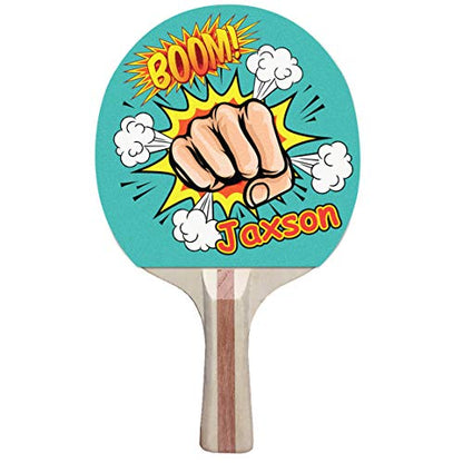 Infusion Ping Pong Paddle and Balls Boxed Gift Set - color: Boom!