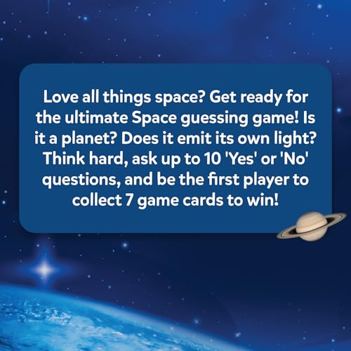 Skillmatics Guess in 10 NASA Space, Perfect for Boys, Girls, Kids & Families Who Love Card Games, Educational Toys, Travel Games, Gifts for Ages 8, 9, 10 and Up - style: 4. Space