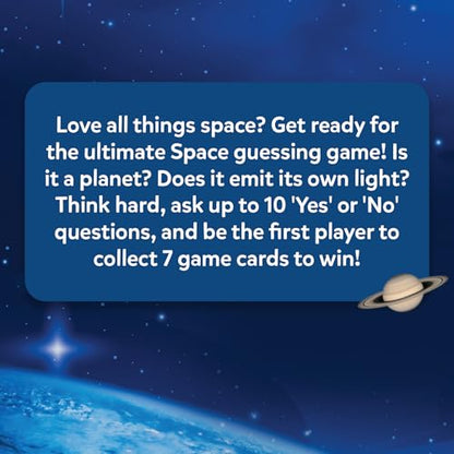 Skillmatics Guess in 10 NASA Space, Perfect for Boys, Girls, Kids & Families Who Love Card Games, Educational Toys, Travel Games, Gifts for Ages 8, 9, 10 and Up - style: 4. Space