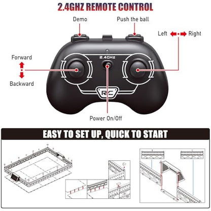 Mostop Remote Control Battle Robots Arena Set, Electronic Soccer Robot Board Game Set for Kids, 2-Player Mini Foosball Table Game, RC Fighting Robots STEM Toy Soccer Gift for Kids 8-12 Boys Girls