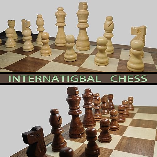 Chess Pieces, 3 Inch King Figures Chess Game Pawns Figurine Pieces, Replacement of Missing Piece, Includes Storage Bag (Chess Pieces) - color: Chess Piece