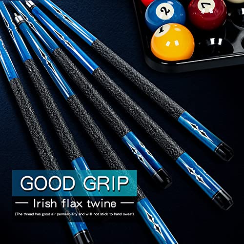 58 Inch 19oz/20oz Maple Billiard Stick Pool Cue Set 13mm Tip, Hardwood Canadian Maple Professional Billiard Pool Cue Stick - color: 19Oz