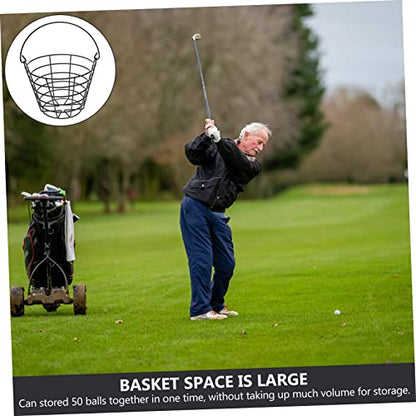 LIOOBO 1pc Golf Basket Golf Ball Basket Golf Ball Dispenser Golf Ball Tray Mens Golf Range Basket Golf - color: Dark Green