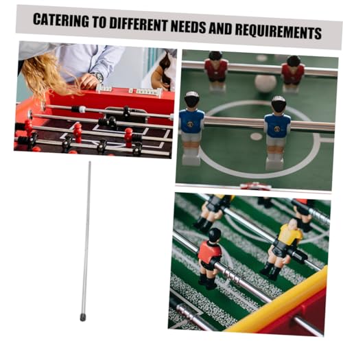 ibasenice Soccer Machine Pole Table Football Rod Accessory for Standard Foosball Tables Easy to Assemble Metal Handle for Enhanced Gaming Experience