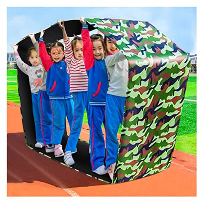 Playing Run Mat Adult Kids Teamwork Game - Oxford Cloth Running Mat, Fun Multiplayer Co-op Game Props (Size : Kids-6M/20FT) - size: Kids-6M/20FT