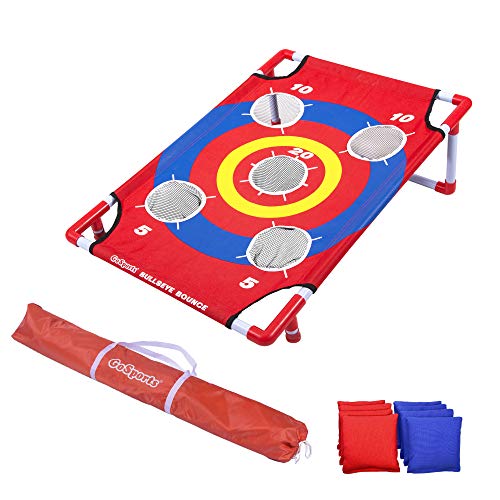 GoSports 3 x 2 ft Arcade Cornhole Game - Portable Bean Bag Toss Game - style: Bullseye Bounce