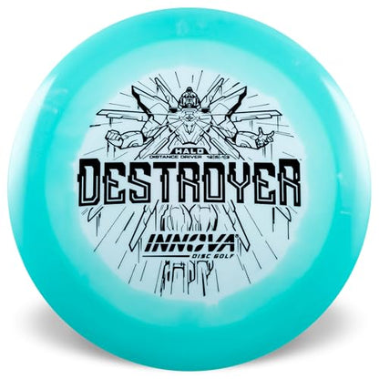 Innova Halo Star Destroyer Disc Golf Driver – Disc Golf Distance Driver, Fast and Stable Power Driver (Colors Will Vary) - size: 170-172g