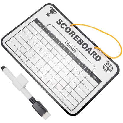 Golf Scoreboard, Erasable Golf Scorecard with Pen, Plastic Whiteboard Score Card Holder Accessories for Golfer