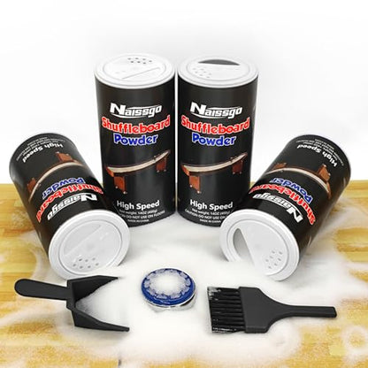 Shuffleboard Sand Wax Shuffleboard Powder Set with Small Brush & Pan - style: 4 Cans High Speed