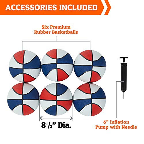 Hall of Games Premium Arcade Cage Basketball Game with Steel Frame and Polycarbonate Backboard - style: 88" Tall Steel Cage Extra Wide Game (w/Poly Backboard)