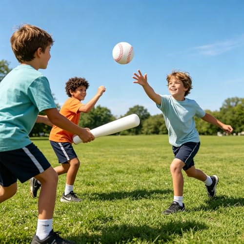 Soft Foam Baseballs Practice Training Ball for Beginners Squeeze Ball Safe Throwing Catching Batting - color: 4 Yellow Foam Baseballs