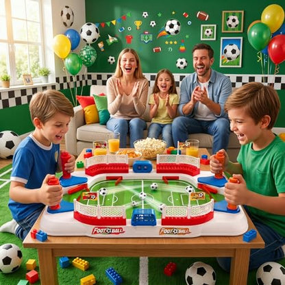 Soccer Board Game for Kids: Mini Table Top Football Indoor Games, Pinball Machine for Boys 5 6 7 8-12 Years Old, Interactive Tabletop Foosball Toys Birthday Sports Gifts