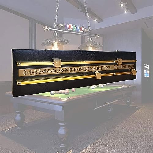 Wall Mounted Billiards Scoreboard,Snooker Pool Scoreboard Game Scorer Billiard Accessories, Player Calculation Number Tools, Billiard Density Board Integrator