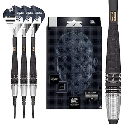 Target Darts Phil Taylor Power 9-Five Gen 9 95% Tungsten Soft Tip Darts Set