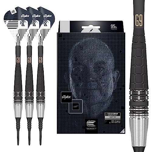 Target Darts Phil Taylor Power 9-Five Gen 9 95% Tungsten Soft Tip Darts Set