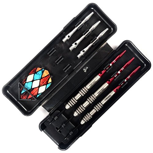 CUESOUL 22/24/26 Grams Tungsten Steel Tip Darts Set 95% Tungsten - color: 26 Grams