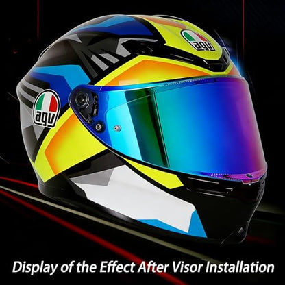 AGV K6 and K6S Visor (Gradient Green) - color: Gradient Green