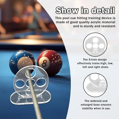 Billiards Training Aids, Pool Cue Exerciser Trainer, Billiards Training Device, Billiard Rod Trainer, Pool Cue Lathe