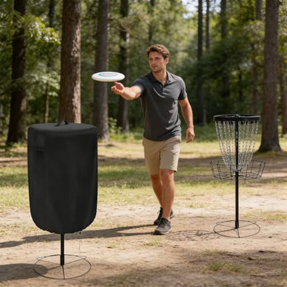 Disc Golf Basket Cover, Polyester 26 by 35 Inch for All Weather Standard Disc Golf Gear Cover